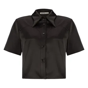 شومیز آستین کوتاه زنانه سرژه مدل 207309