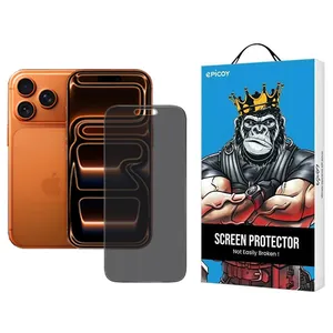 Glass Screen Protector Epicoy Privacy For Apple iPhone 17 Pro / 17 /16 Pro