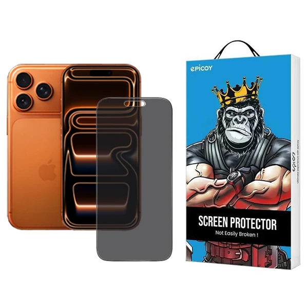 محافظ صفحه نمایش حریم شخصی اپیکوی مدل Privacy مناسب برای گوشی موبایل اپل iPhone 17 Pro / 17 /16 Pro