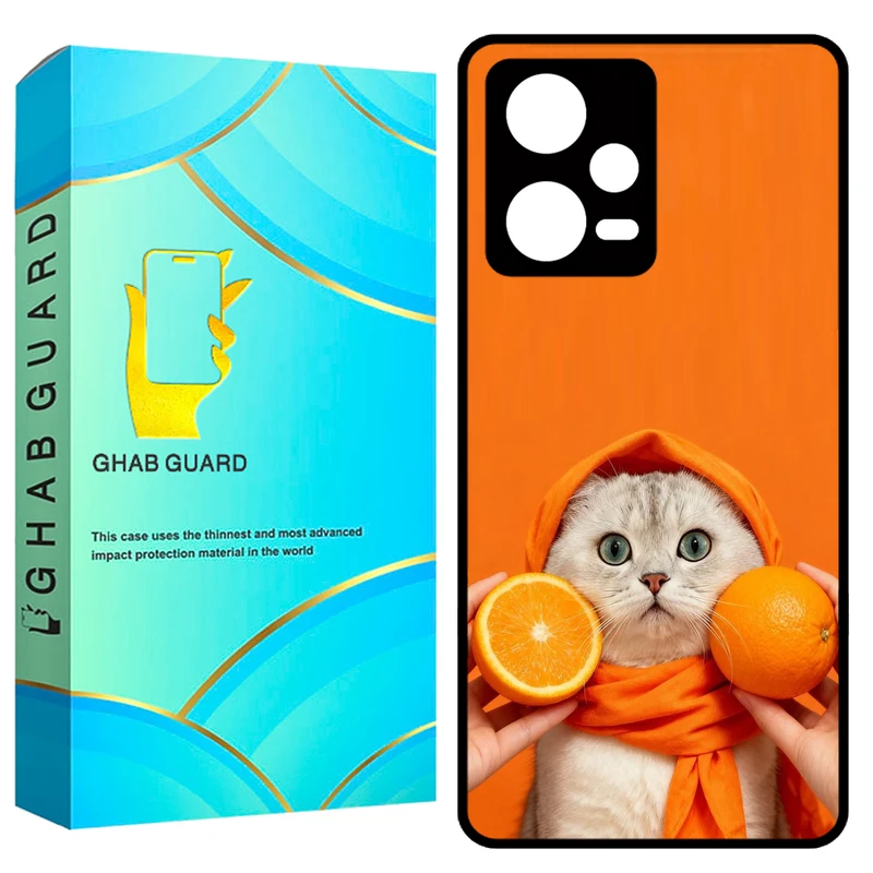 کاور قاب گارد طرح گربه مدل GCHPN12P مناسب برای گوشی موبایل شیائومی Redmi Note 12 Pro 5G