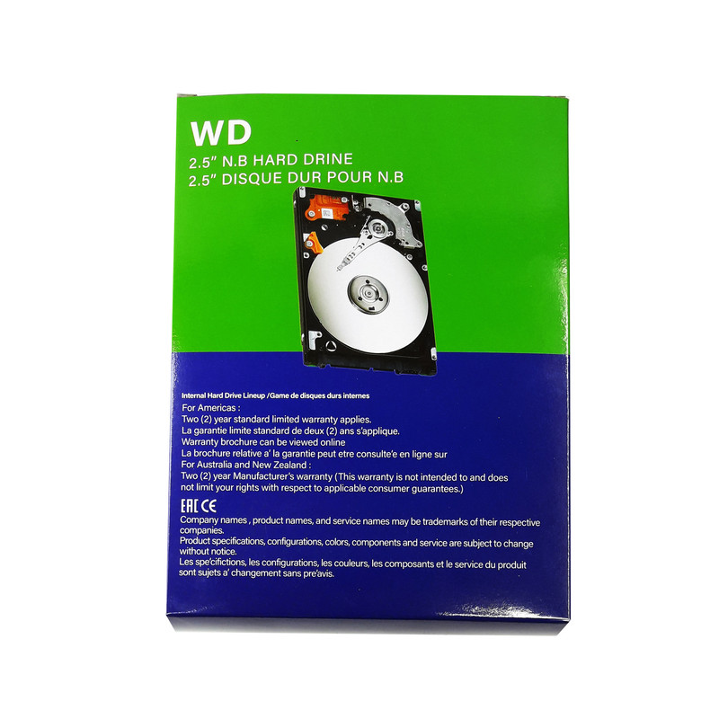 هارد دیسک اینترنال وسترن دیجیتال مدل WD1T ظرفیت 1 ترابایت