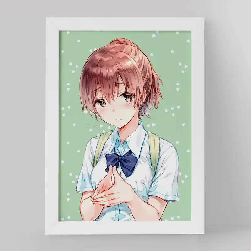 تابلو خندالو مدل شوکو نیشیمیا انیمه سایلنت ویس کد 15786