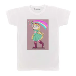 تی شرت بچگانه پرمانه طرح Star vs the Forces of Evil کد pmt.2827