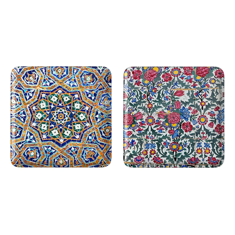 مگنت خندالو مدل کاشی کد 21872188 مجموعه 2 عددی