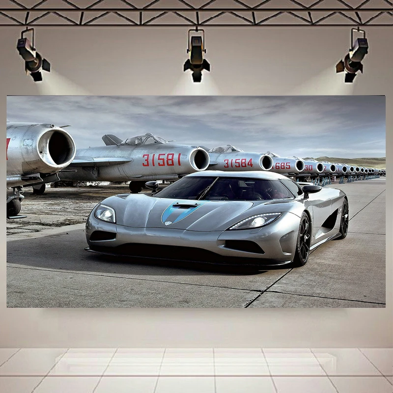 تابلو شاسی طرح ماشین مدل Koenigsegg Agera کد AR963
