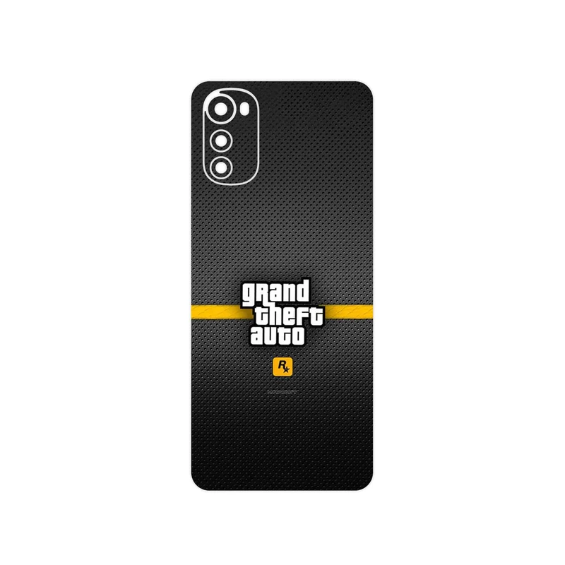 برچسب پوششی ماهوت مدل GTA مناسب برای گوشی موبایل موتورولا Moto E32s