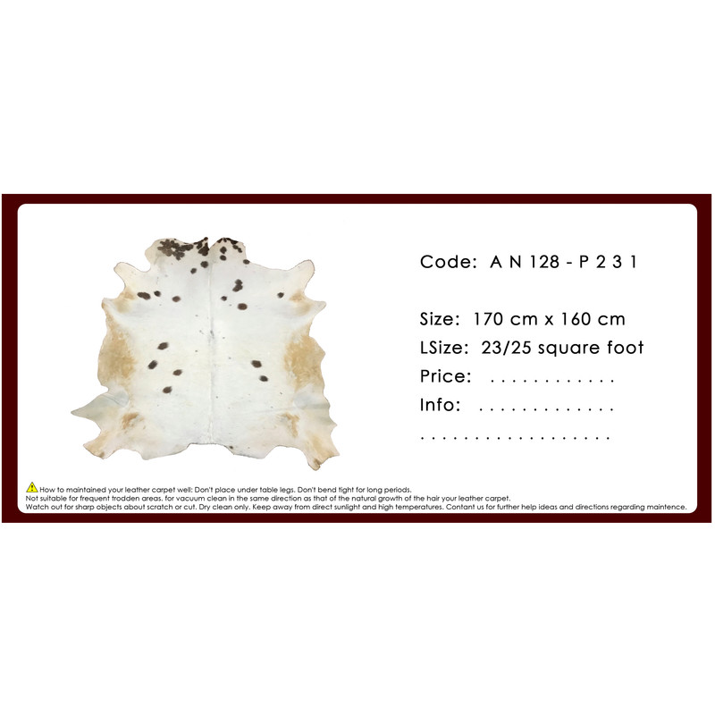 فرش پوست انارکارپت مدل AN128-P231 فرش پوست انارکارپت مدل AN128-P231