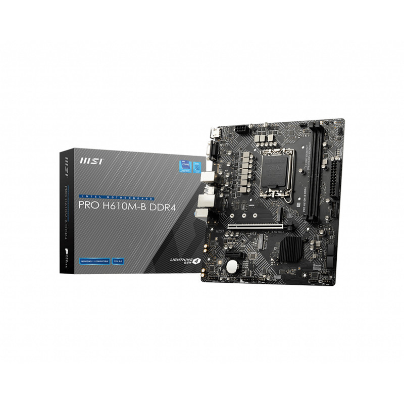 مادربرد ام اس آی مدل PRO H610M-B DDR4 3