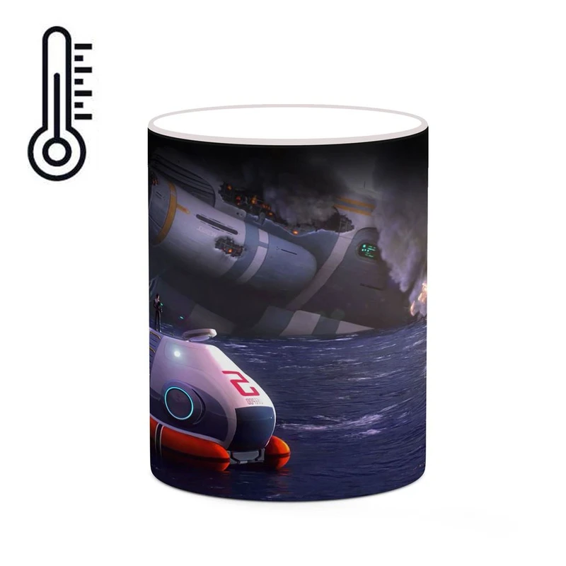 ماگ حرارتی کاکتی مدل بازی Subnautica Game کد mgh30483