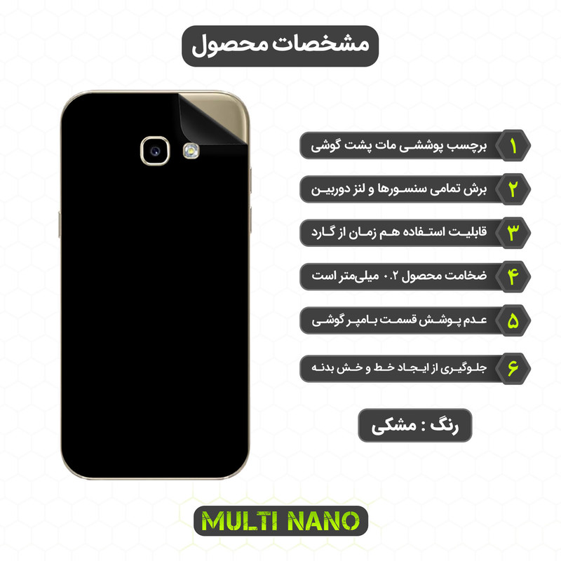 برچسب پوششی مولتی نانو مدل X-F1M مناسب برای گوشی موبایل سامسونگ Galaxy A5 2017