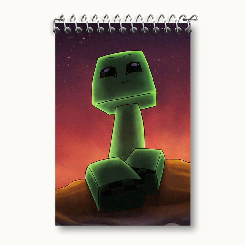 دفتر یادداشت 50 برگ خندالو مدل ماینکرافت (Minecraft) کد F2064