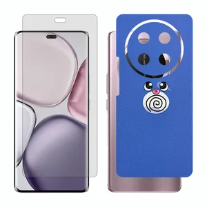 Glass Together model matte screen protector suitable for Honor X9c mobile phone with back cover sticker