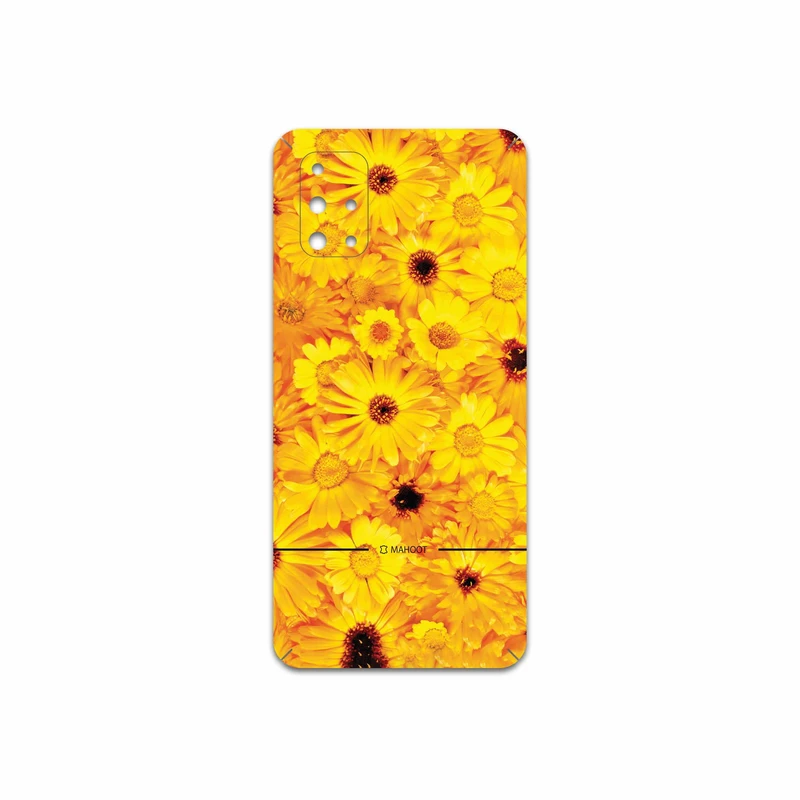 برچسب پوششی ماهوت مدل Yellow-Flower مناسب برای گوشی موبایل سامسونگ Galaxy M31S