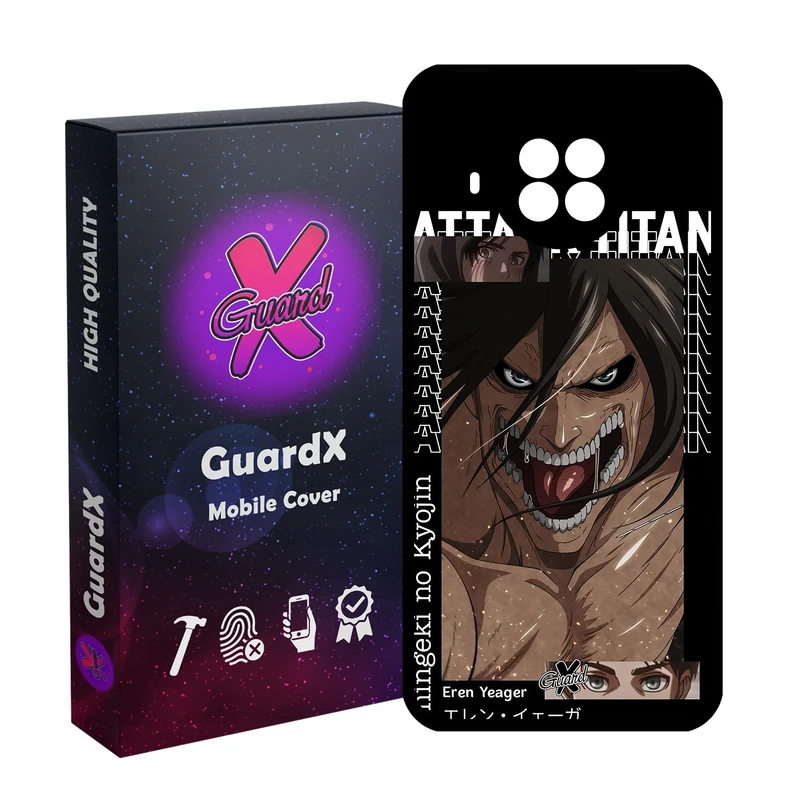 کاور گارد ایکس طرح Attack On Titan Anime انیمه مدل Glass10543 مناسب برای گوشی موبایل شیائومی  MI 10T Lite/Redmi Note 9 Pro 5G/10I 5G