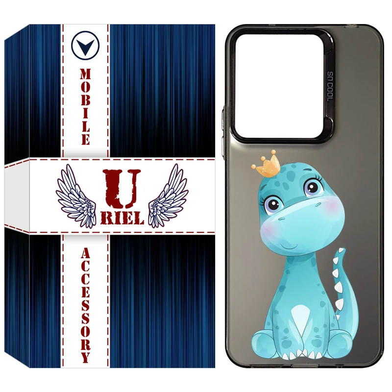 کاور یوریل مدل قاب SCL کد 60 طرح دایناسور مناسب برای گوشی موبایل شیائومی Redmi 13 4G / Redmi 13 5G