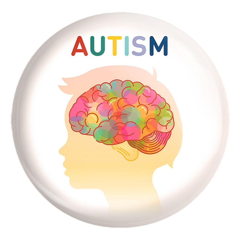 پیکسل خندالو طرح اتیسم Autism کد 26717 مدل بزرگ