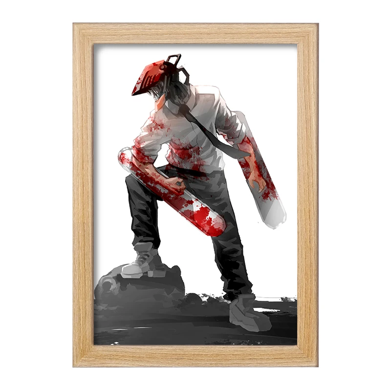 تابلو خندالو مدل دنجی انیمه مرد اره ای Chainsaw Man  کد 17858