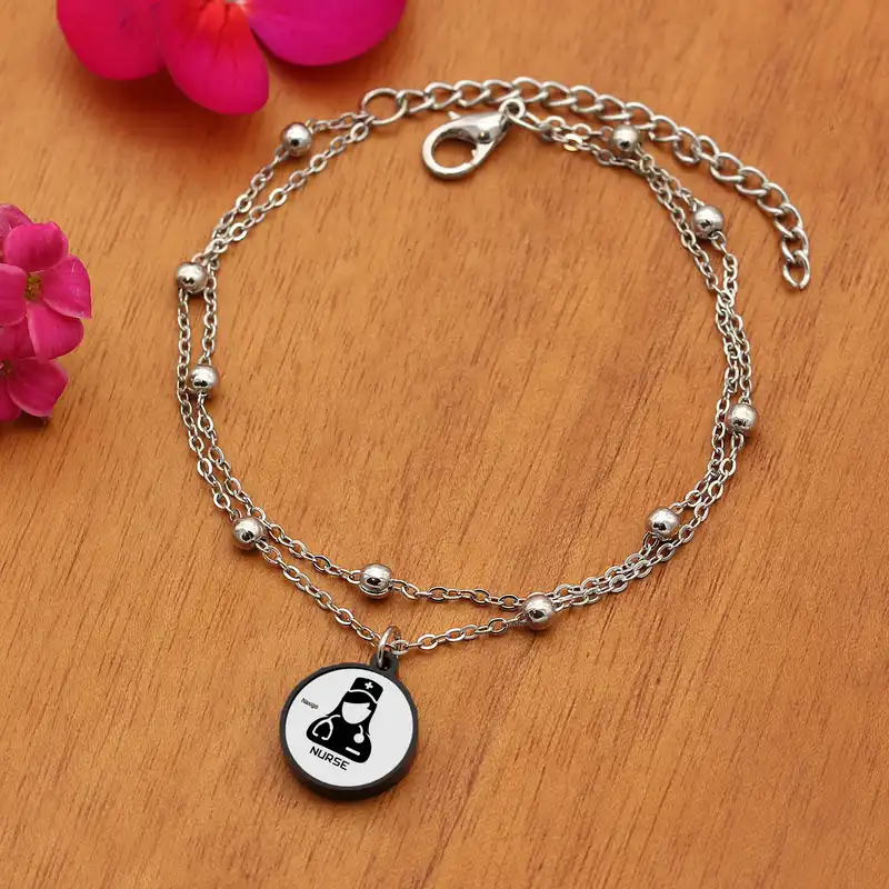 پابند زنانه ناکسیگو مدل شب تاب طرح پرستار کد LB7430