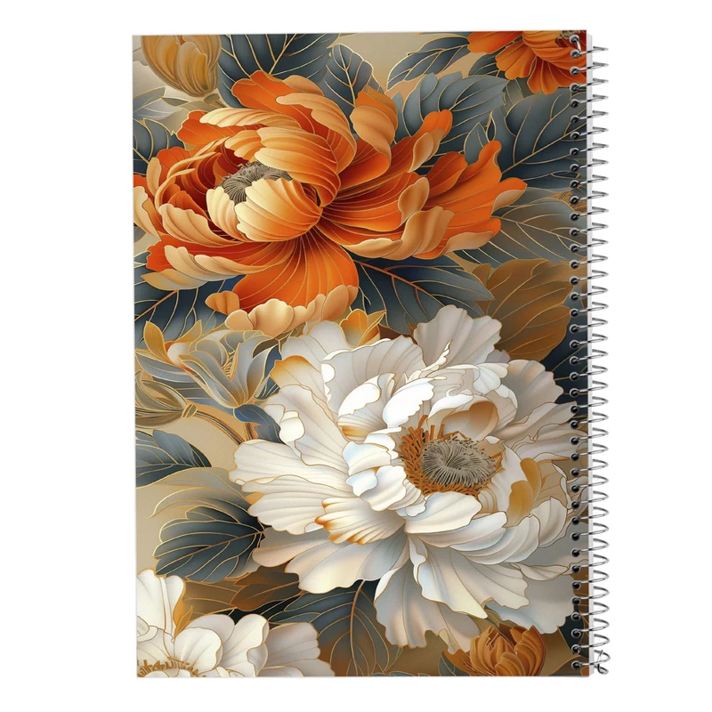 دفتر مشق 50 برگ مدوپد مدل گل کد DF15903