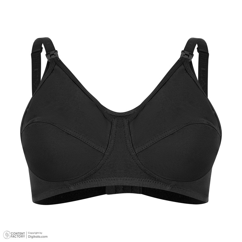 سوتین شیردهی لعیا مدل پنبه لاکرا رنگ مشکی