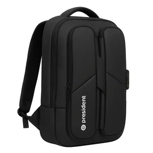 کوله پشتی لپ تاپ پرزیدنت مدل BN221 مناسب برای لپ تاپ 14.1 تا 15.6 اینچی