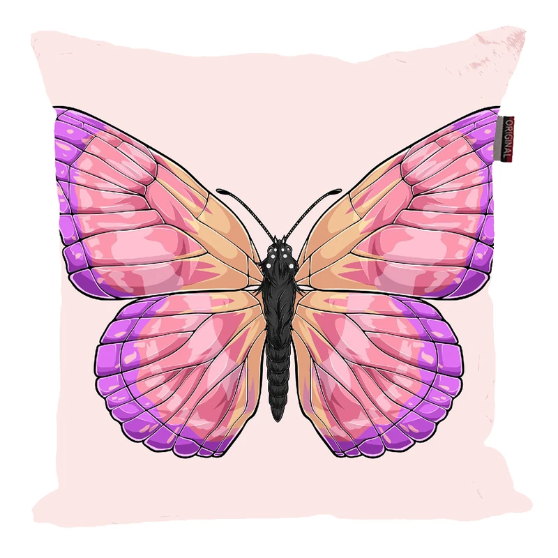 کوسن ناریکو مدل فانتزی طرح پروانه کد 0518