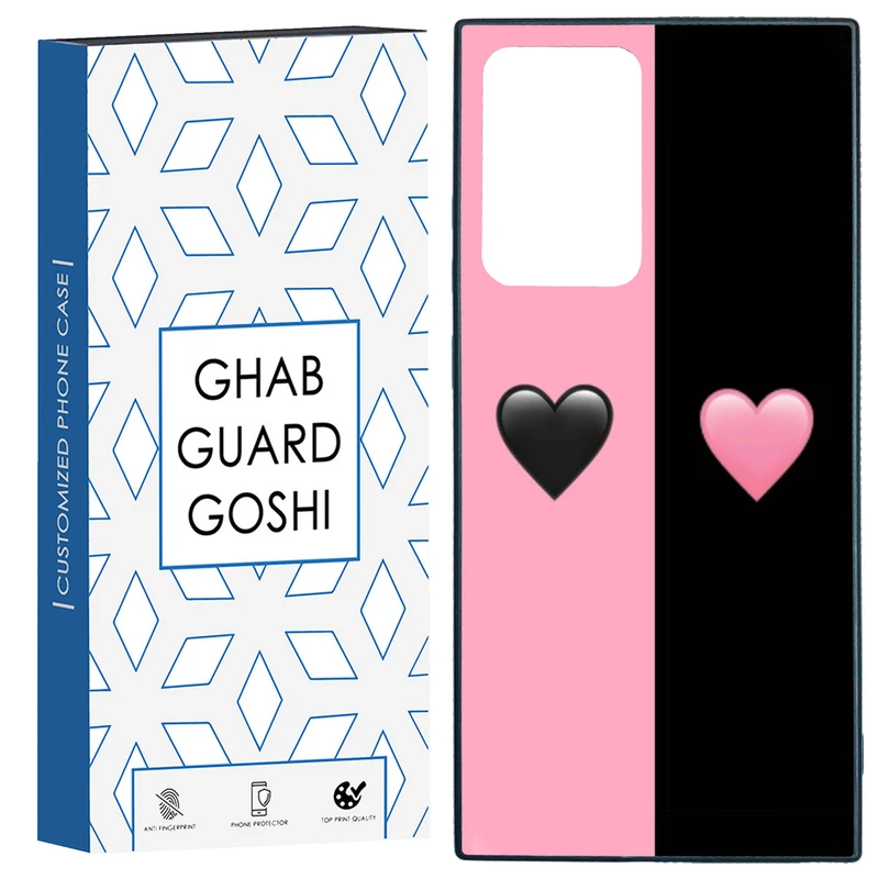 کاور قاب گارد گوشی طرح صورتی مشکی کد TPU-251 مناسب برای گوشی موبایل سامسونگ Galaxy Note 20 Ultra