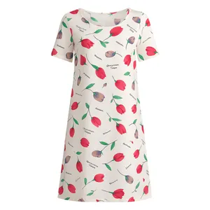 پیراهن آستین کوتاه راحتی زنانه مدل آیرا کد 08