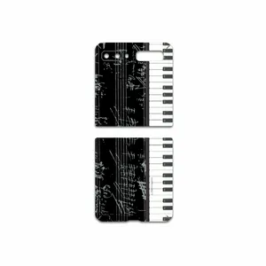 MAHOOT Piano-Instrument Cover Sticker for Samsung Galaxy Z Flip
