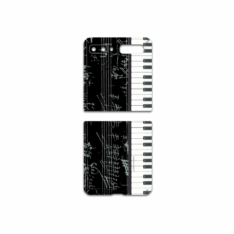 برچسب پوششی ماهوت مدل Piano-Instrument مناسب برای گوشی موبایل سامسونگ Galaxy Z Flip