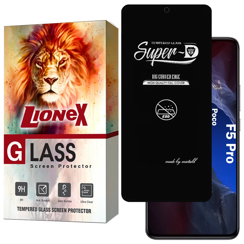 محافظ صفحه نمایش لایونکس مدل SUPERDNL مناسب برای گوشی موبایل شیائومی Poco F5 Pro