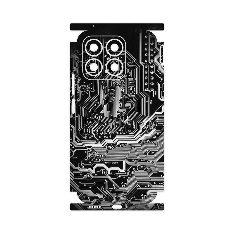 برچسب پوششی ماهوت مدل Black_Printed_Circuit_Board-FullSkin مناسب برای گوشی موبایل آنر X8b
