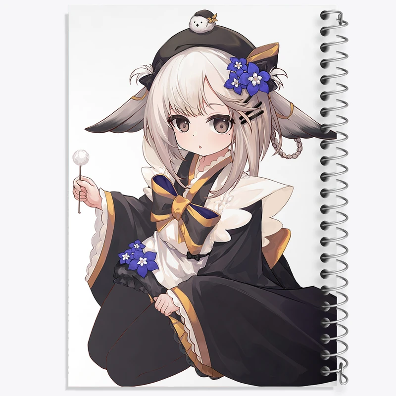 دفتر ژورنال نویسی 50 برگ خندالو مدل نقطه ای طرح بازی آزور لین (Azur Lane) کد 34255