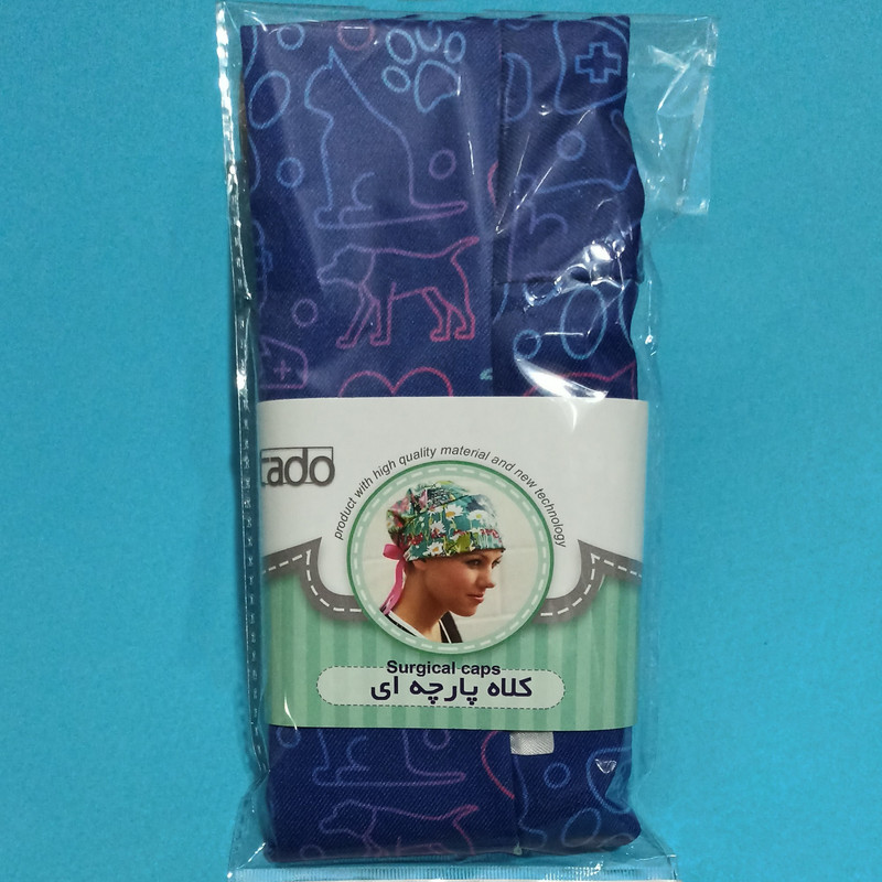 ست کلاه و روپوش پزشکی زنانه تادو مدل RO1903 ست کلاه و روپوش پزشکی زنانه تادو مدل RO1903