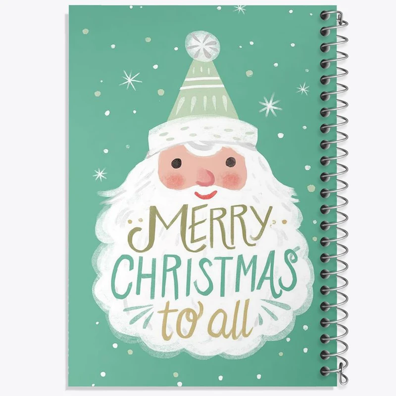 دفتر مشق 50 برگ خندالو مدل کریسمس Christmas کد 22135