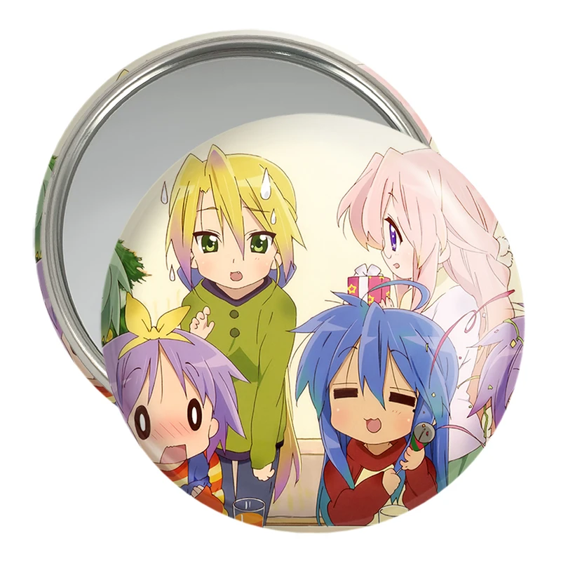 آینه جیبی خندالو مدل انیمه Lucky Star  کد 23606