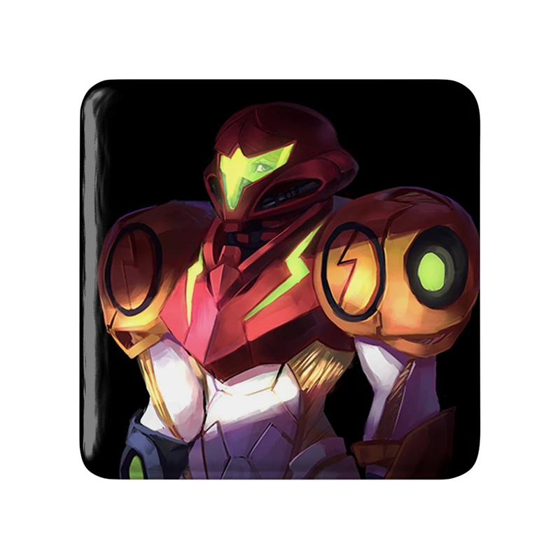 پیکسل خندالو طرح بازی متروید (Metroid) مدل مربعی کد 35657