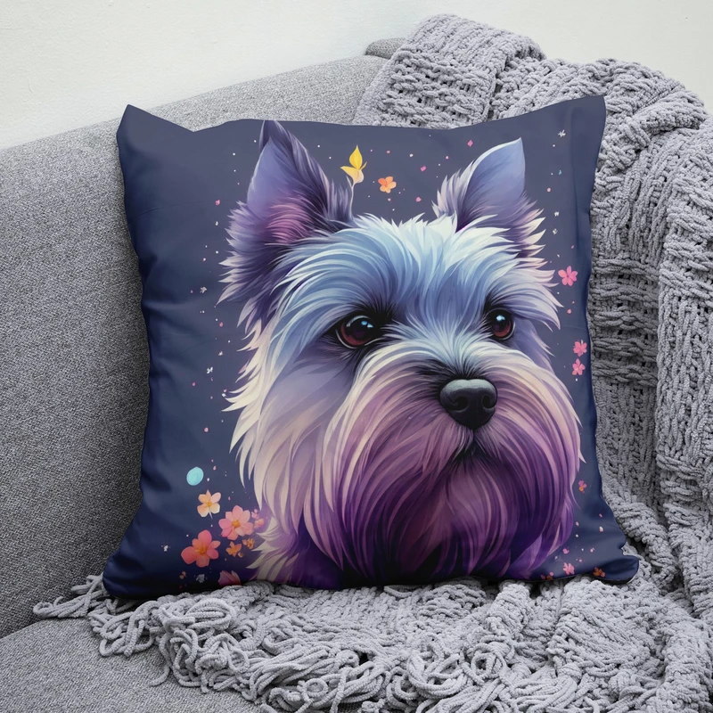 کوسن پاد آفرین مدل سگ طرح حیوان خانگی کد B736