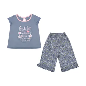 ست تی شرت و شلوارک دخترانه ناربن مدل 1521408-56