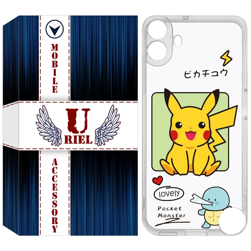 کاور یوریل مدل Clear کد 28 طرح پوکمون مناسب برای گوشی موبایل ناتینگ فون Nothing CMF Phone 1