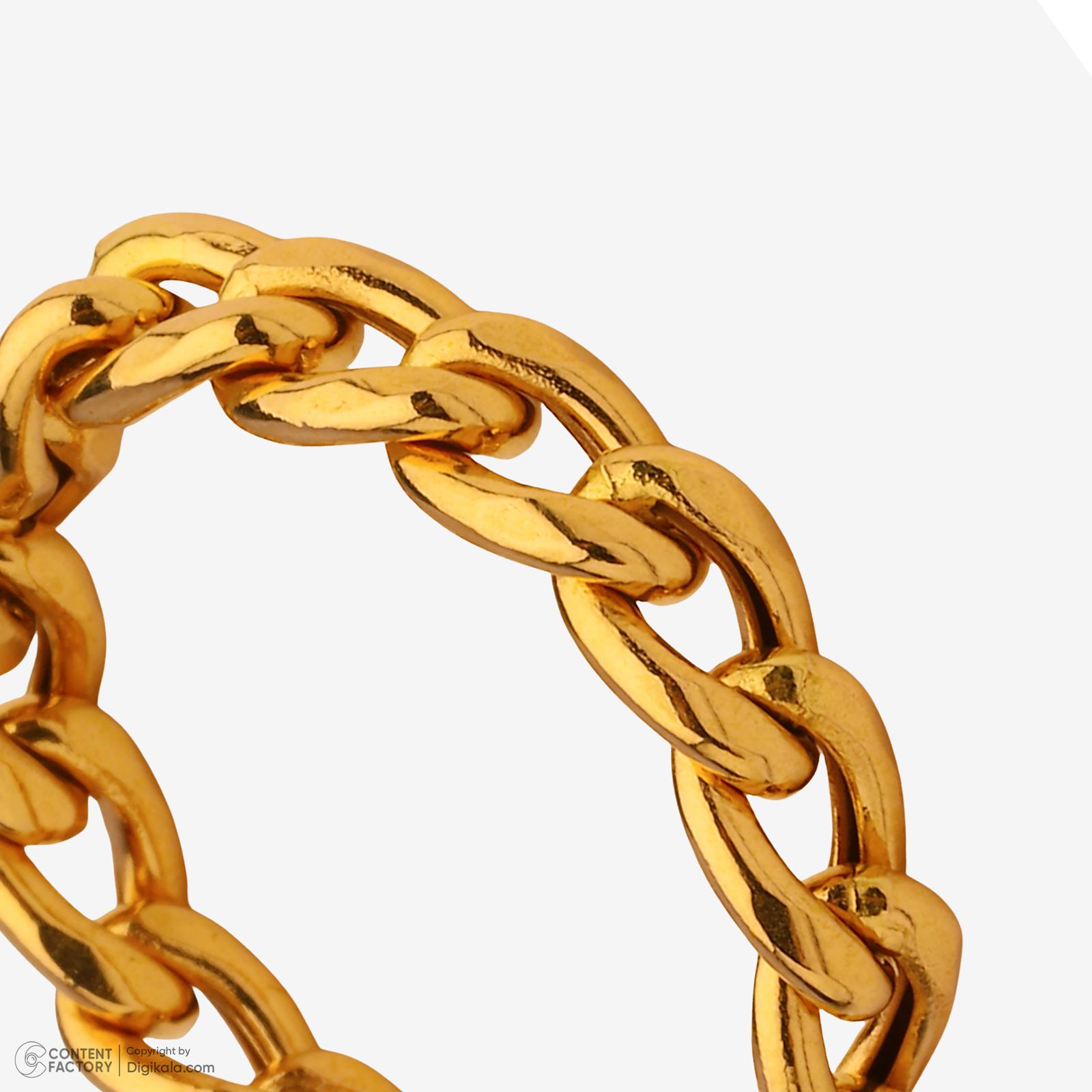 انگشتر طلا 18 عیار زنانه با طرح کارتیه مدل 0827 سایز 54 - - 8