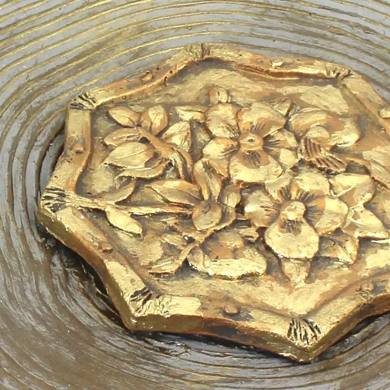 بشقاب دیوارکوب سفالی طرح پرنده کد 26-26 مجموعه 2 عددی