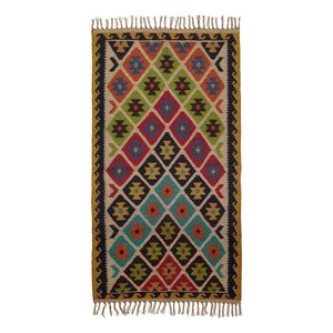 گلیم دستبافت دو متری مدل شیرازی کد 47