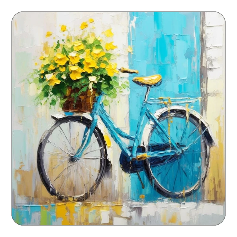 مگنت کاکتی طرح نقاشی رنگ روغن مدل mp70863