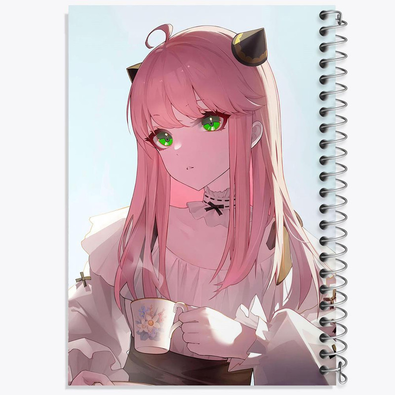 دفتر نقاشی 50 برگ خندالو مدل انیا انیمه اسپای ایکس فمیلی Spy X Family کد 22199