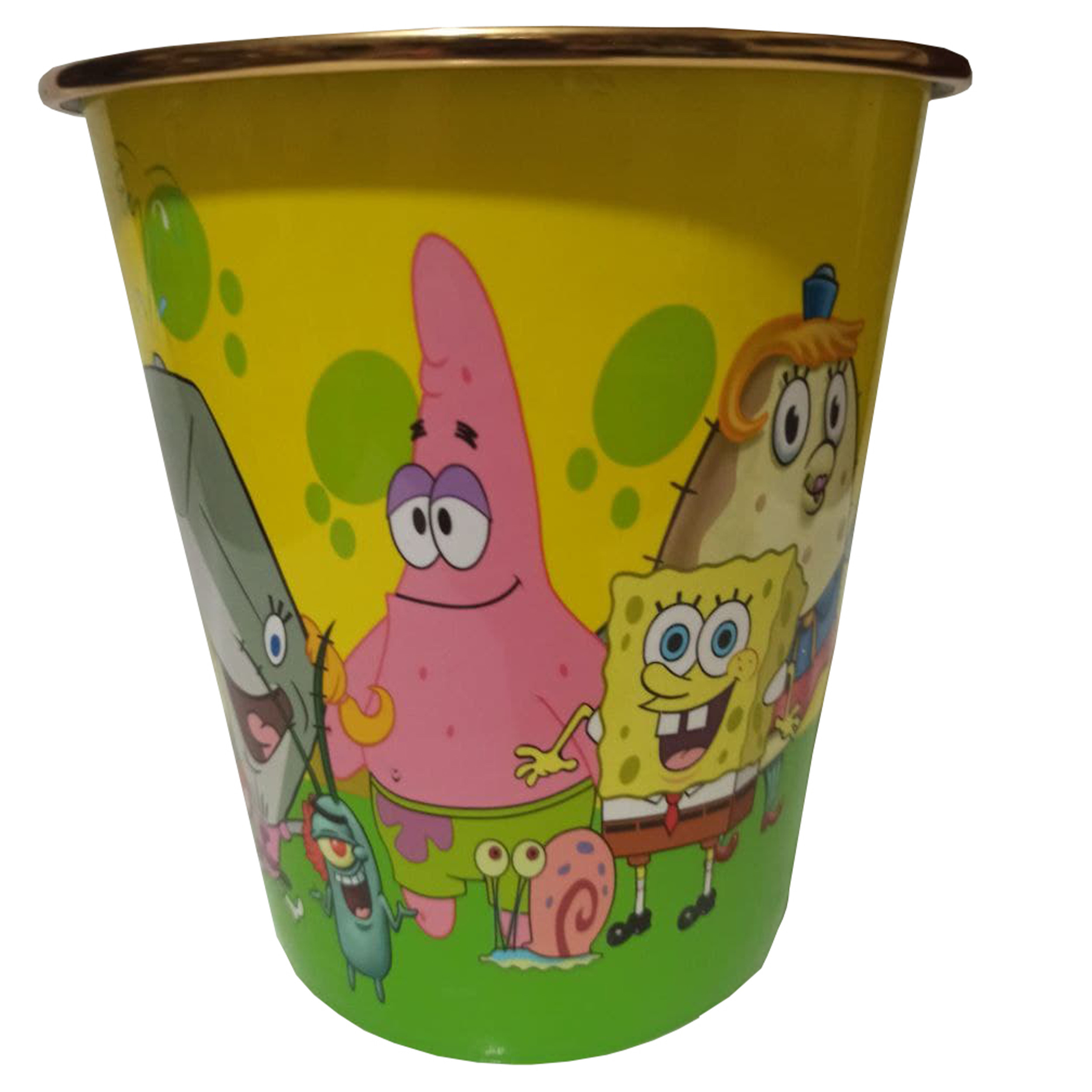 سطل زباله اتاق کودک طرح باب اسفنجی و پاتریک مدل kidsi