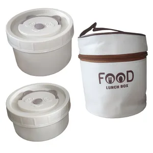 ظرف غذا مدل 003 طرح خرسی مجموعه دو عددی به همراه کیف