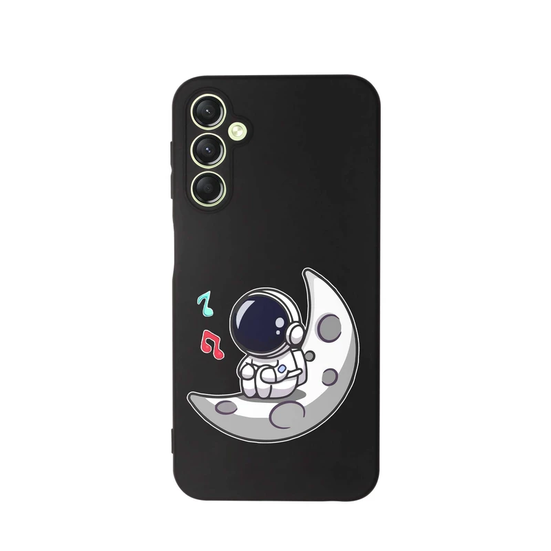 کاور قاب گارد طرح ماه و فضانورد کد s7770 مناسب برای گوشی موبایل سامسونگ Galaxy S23 FE