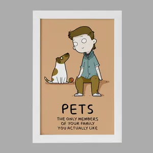 تابلو خندالو مدل حمایت از حیوانات کد 27375