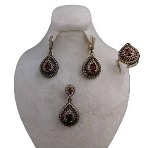 نیم ست نقره زنانه مدل 1894